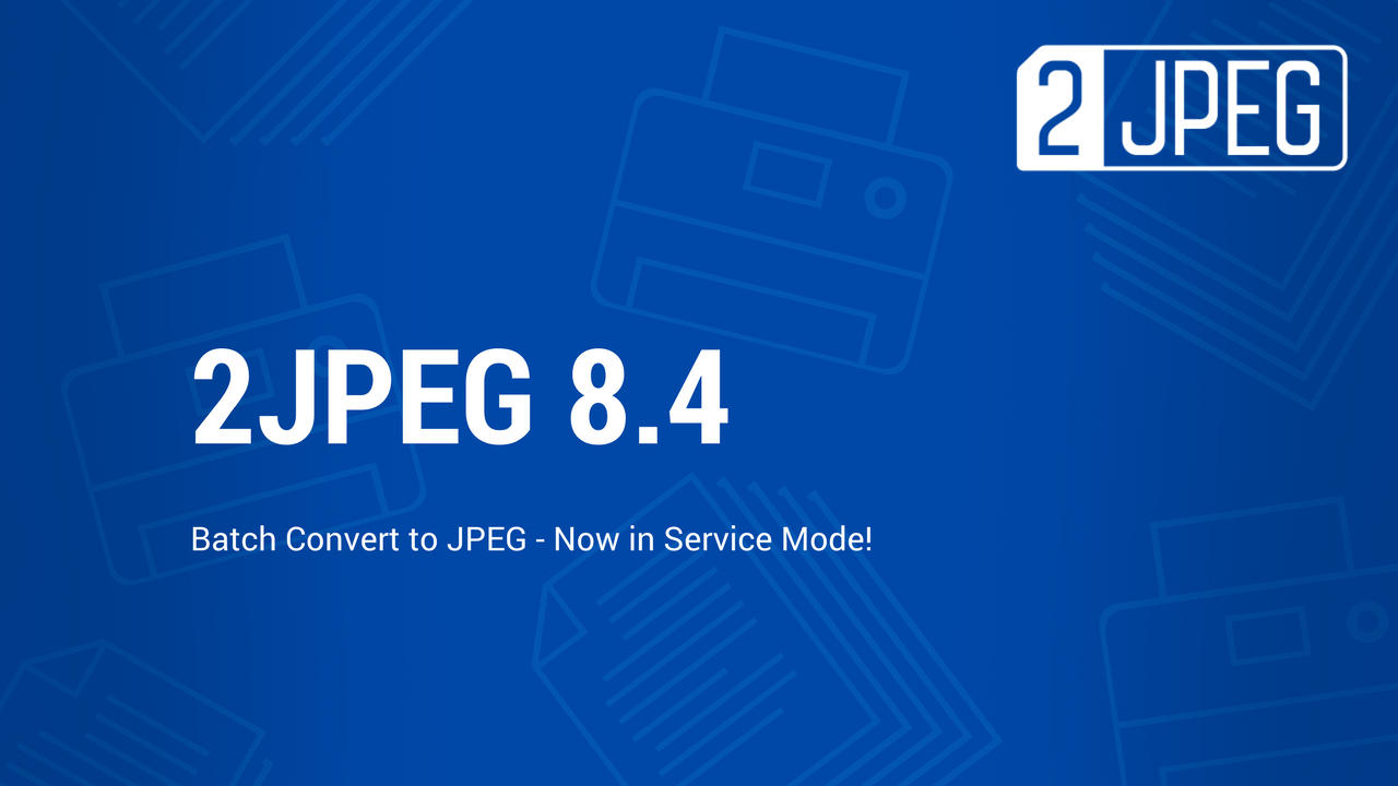 Konwertuj wsadowo pliki na JPEG z 2JPEG 8.4